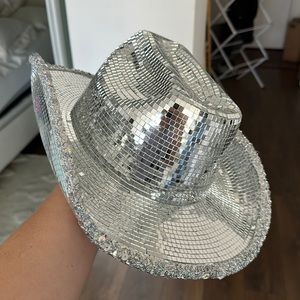 Disco ball cowboy hat -Renaissance world tour
